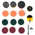 thumbnail image 1 of Juego de 16 cepillos para taladro, almohadillas para fregar, cepillo de limpieza de esponja para limpieza de paredes, eliminación de polvo de suelos., 1 of 14