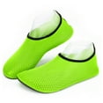 thumbnail image 3 of Womens Mens Anti-Slip Water Shoes Barefoot Quick-Dry Water Sports Shoes Mesh Socks for Beach Swim Yoga, Green, 3 of 7