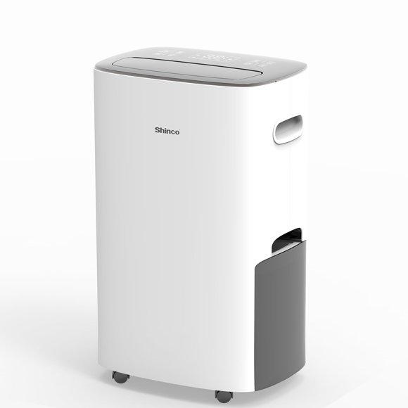 Deshumidificador Shinco 41L/día para hogar y sótanos de 500 m²