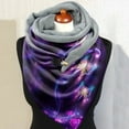 thumbnail image 5 of Women's Scarf Warm Windproof Fashion Printed Double Layer Buckle Winter Wrap Scarf Neck Warm, 5 of 6