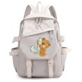 thumbnail image 1 of 26 English Letters Backpack Student Girls School Backpack Bookbag Cosplay Canvas Children Kid Travel Bag Back To School, 1 of 5