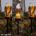 thumbnail image 2 of Solar Eagle Outdoor Garden Light, Outdoor Path Solar Powered Eagle Stake Lights Spot Light for Lawn Lighting 2 Pack, 2 of 8