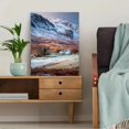 thumbnail image 5 of Mountain Valley Impressionist Canvas Oil Painting, Rural Scenery Home Wall Art, 5 of 8