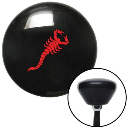 American Shifter Red Small Scorpion Black Retro Shift Knob with M16 x 1.5 Insert Shifter Auto Manual Brody