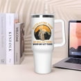 thumbnail image 2 of 40 oz Sloth Tumbler with Handle Gifts for Sloth Lover 40oz Stainless Steel Travel Cup Mug Water Bottle, 2 of 3