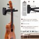 thumbnail image 3 of (1 unidad) soporte de pared para guitarra, gancho para guitarra con 5 púas, soporte de pared para ukelele, guitarra eléctrica, clásica, bajo, gancho, negro, 3 of 5