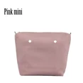 thumbnail image 1 of PU Nubuck Frosted Leather Waterproof Inner Lining Zipper Pocket for Obag Classic Mini Lining Insert for O BAG pink mini, 1 of 6