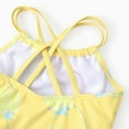 thumbnail image 6 of Disney Princess Girls Swimsuit Belle Graphic One Piece Bathing Suits Toddler 3-4T, 6 of 8