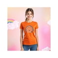 thumbnail image 1 of Playera Blusa De Mamá Estilo Arcoiris – Amor, Arcoíris y Corazones en Cada Suspiro Color Anaranjado Talla Grande Marca Emil SaEs, 1 of 4