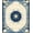 Blue Beige, Pattern 3, variant on ODIKA Starfish Ocean Motif Seashell Border Wave Bathroom Coral Reef for Home Office, Gaming Room, Under Desk, Non-Slip Chair-Friendly