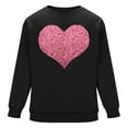thumbnail image 4 of BEFOKA Mens Long Sleeve Shirts Crewneck Sweatshirt Valentine'S Day Love Heart Printed Golf Shirts Casual Tops Fall Blouses 2025 Plus Size Shirt Funny Holiday Loose Graphic Tee Tops, 4 of 6