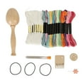 thumbnail image 2 of MesaSe Wooden Darning Egg  Thread Minders  DIY Handicraft Essentials Large Eye Needle Sewing Kit for Socks & Towels, 2 of 8