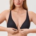thumbnail image 4 of Sostén DELMIRA con Cierre Frontal Sin Costuras Talla Grande 38C Negro, 4 of 7