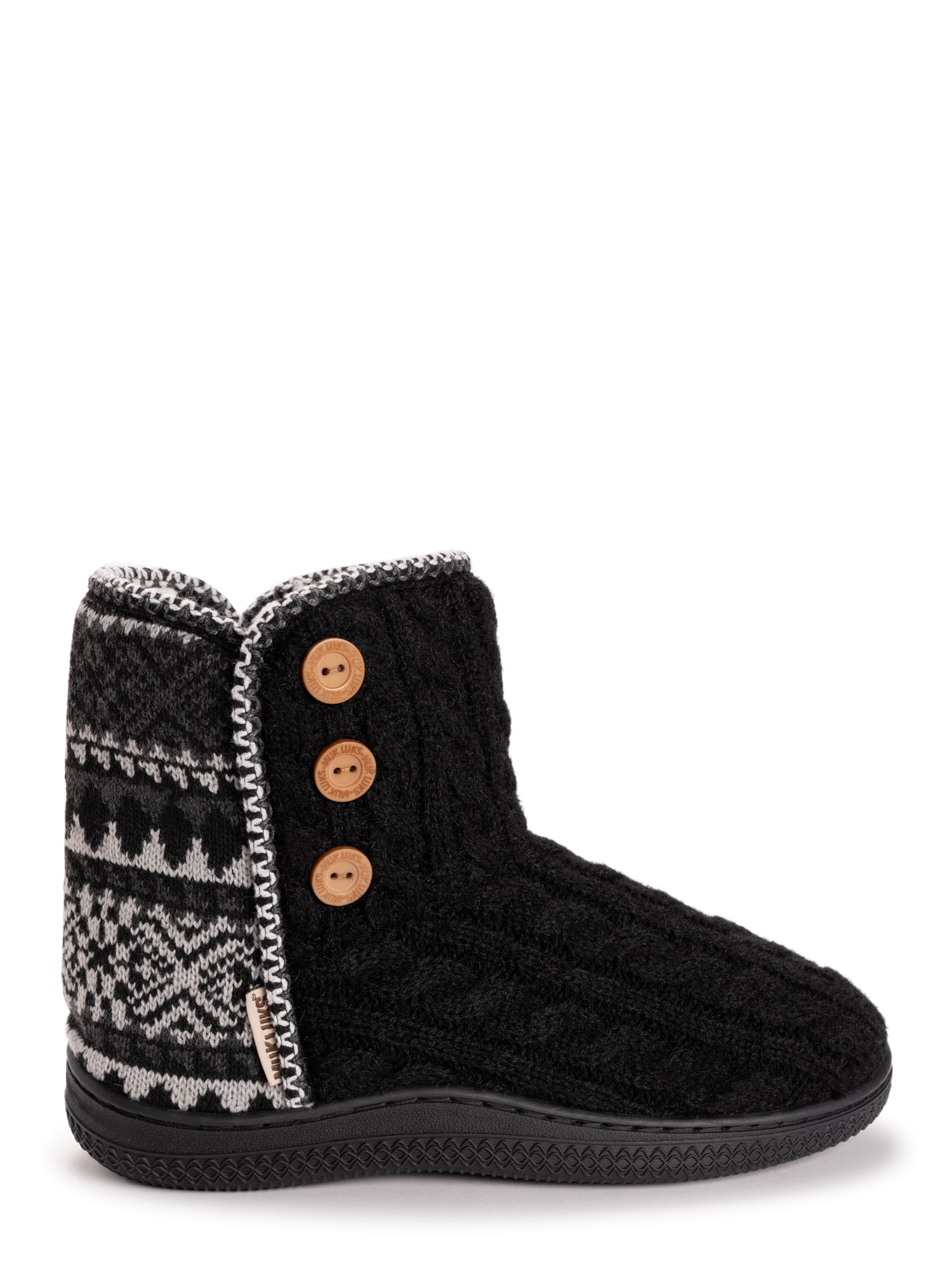 MUK LUKS Women's Sweater Slipper Booties