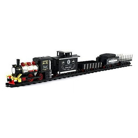 Velocity Toys Ready to Play Express (15 Pieces) Battery Powered Model Train Set