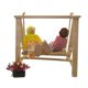 thumbnail image 1 of Blank Wooden Swing Chair Model 1/12 Doll House Playground Decoration heqiyong LED, 1 of 2