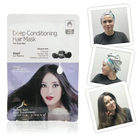 (2 Pack) Lindsay Home Aesthetics Deep Conditioning Hair Mask 1 (Best Deep Conditioning Mask For Dry Damaged Hair)