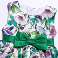 thumbnail image 3 of Girls Floral Dress Bowknot Sleeveless Princess Gown Sizes 2-10, 3 of 6