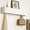 White, variant on Wall-Mounted Coat Rack – Floating Wood Shelf with Hidden Hooks – Modern Entryway Organizer for Hallway or Closet (Black)