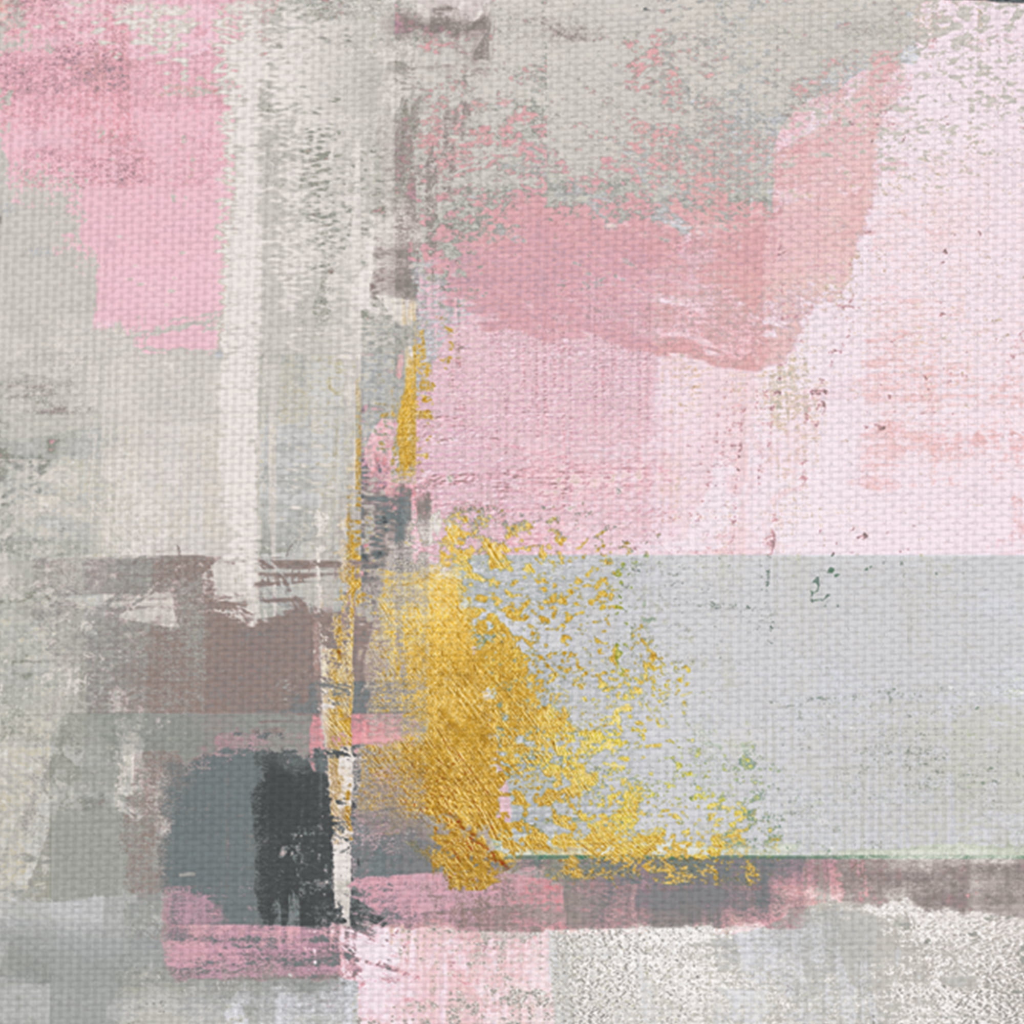 Blush Abstract Squares by Willowbrook Art Print