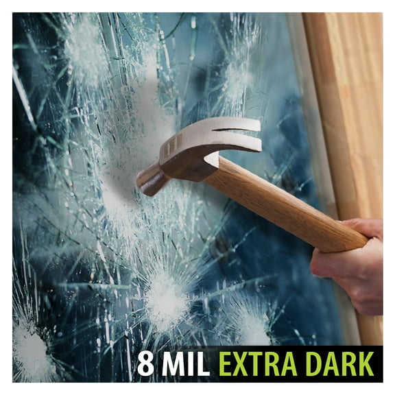 BDF S8MB05 Security and Daytime Privacy 8 Mil Black 5 (Very Dark) Window Film 36in X 24ft