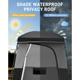 thumbnail image 6 of KingCamp Shower Tent, Portable Camping Bathroom Tent with 5 Gallon Solar Heated Bag, Outdoor Privacy Changing Room Tent, Privacy Shelter for Toilet, Dressing Outdoor Camping, Hiking, 6 of 9