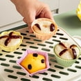 thumbnail image 2 of Moldes para muffins y moldes de silicona antiadherentes reutilizables con estuche de almacenamiento, 2 of 5