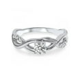 thumbnail image 4 of 1/2Ct Vintage Infinity Diamond Engagement Ring 14K White Gold, 4 of 4