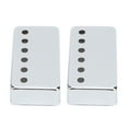 thumbnail image 3 of Electric Guitar Pickup Cover, 2Pcs Durable Guitar Pickup Cover Metal  for 6 String Electric Guitar, 3 of 7