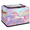 Multicolor 4, variant on CURLYOOT Starfish and Seashells Beach Sea Storage Bin with Zipper Lid, Foldable Clothes Organizer Lidded Storage Baskets, Rectangular Box Closet Shelf Organizer