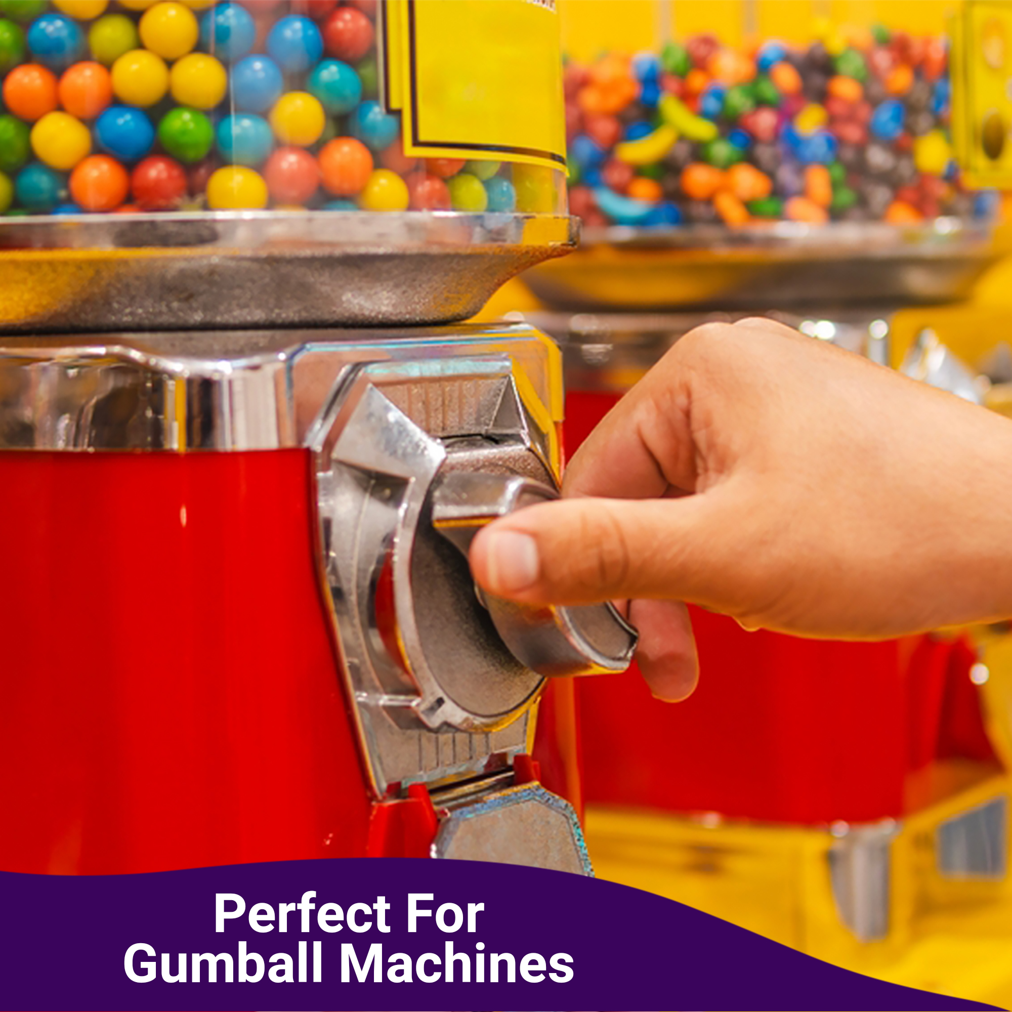 Gumballs 1 Inch - 3 Pound Bag - Gum Balls For Gumball Machine - Gumballs Bulk - Gum Ball Machine Refill - Assorted Fruit Flavor - Bubble Gum