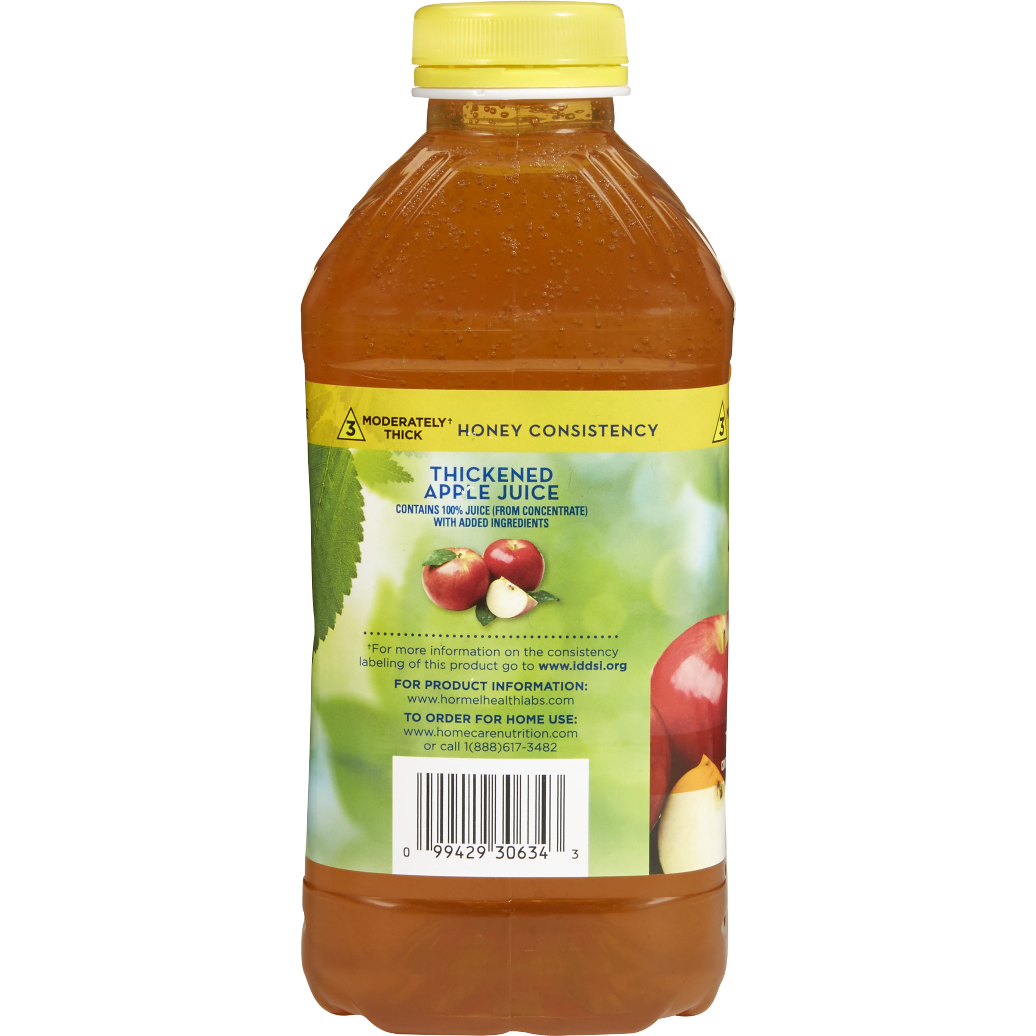 Hormel Thick & Easy Clear Thickened Apple Juice of Vitamin C 46 FL OZ PACK OF 6 Best BY: 09-12-2024