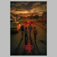 thumbnail image 2 of Netflix Women's Stranger Things Four Friends Rift Apocalypse Poster Graphic T-Shirt, 2 of 4