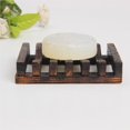 thumbnail image 1 of Bearachild Soporte de bandeja de jabonera de bambú Natural de madera, estante de almacenamiento de jabón, caja de plato, contenedor para baño, de Juegos de accesorios de baño Bearachild HA018359-00, 1 of 6
