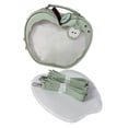 thumbnail image 1 of Linda mochila de dibujos animados Funny Bookbag para citas de compras actividades al aire libre diariamente verde, 1 of 8