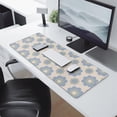 thumbnail image 2 of Decorative & Functional Groovy Flowers Green Gaming Mouse Pad - Large 31.5x11.8 inch with Non-Slip Base for Desk Gaming and Office - Ideal for Women, 2 of 7