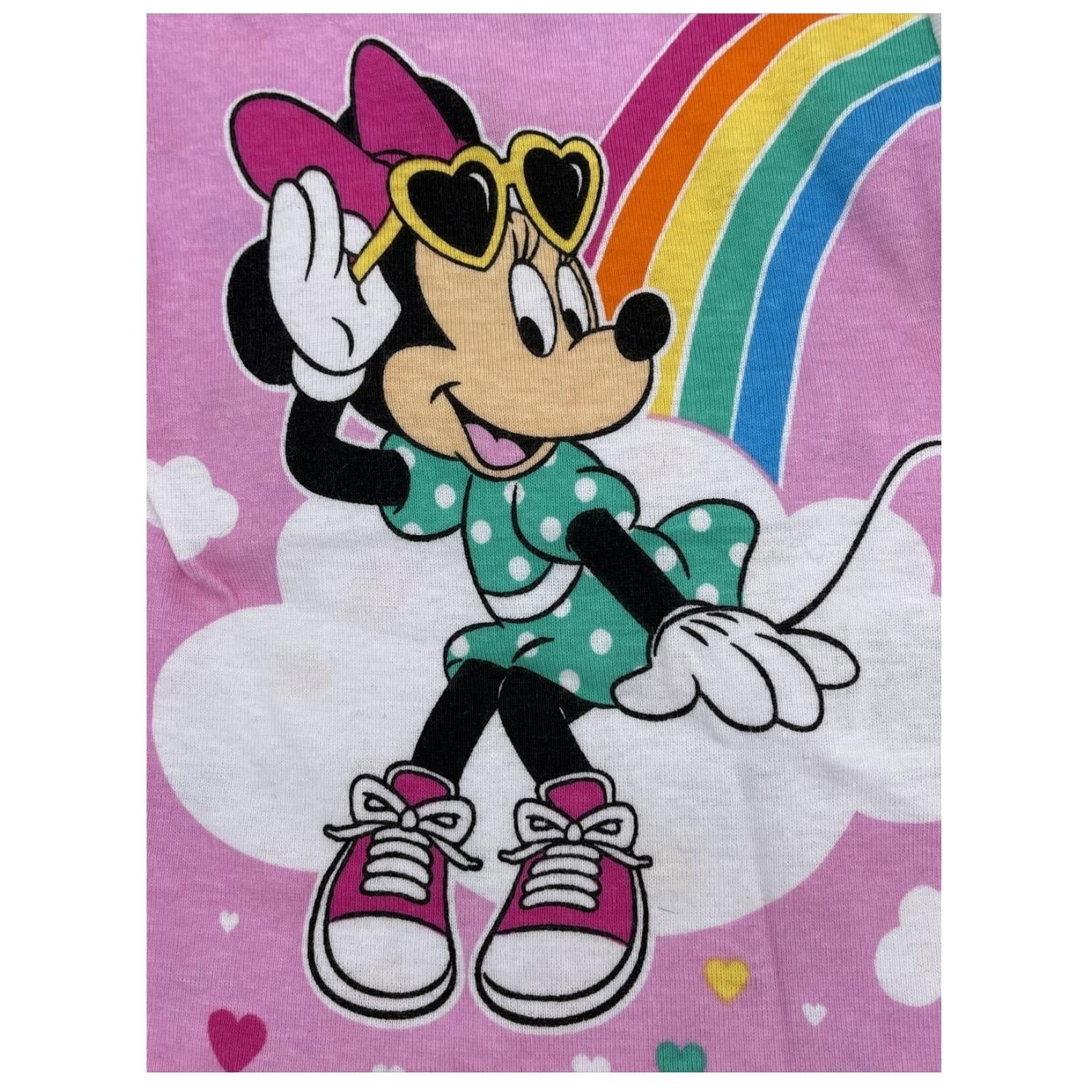 Minnie Mouse Baby Girl & Toddler Girl 2-Piece Cotton Pajama Set