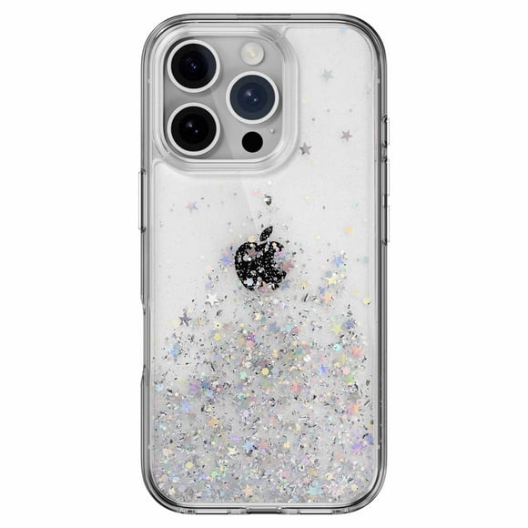 SwitchEasy Starfield 3D Glitter Case Transparent for iPhone 16 Pro Cases