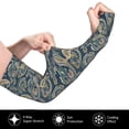 thumbnail image 5 of Vsdgher Indian Paisley 2 Pattern Cooling Arm Sleeves for Men & Women, Breathable, UV Sun Protection, Sports Arm Sleeves for Women, Men & Youth, 5 of 8
