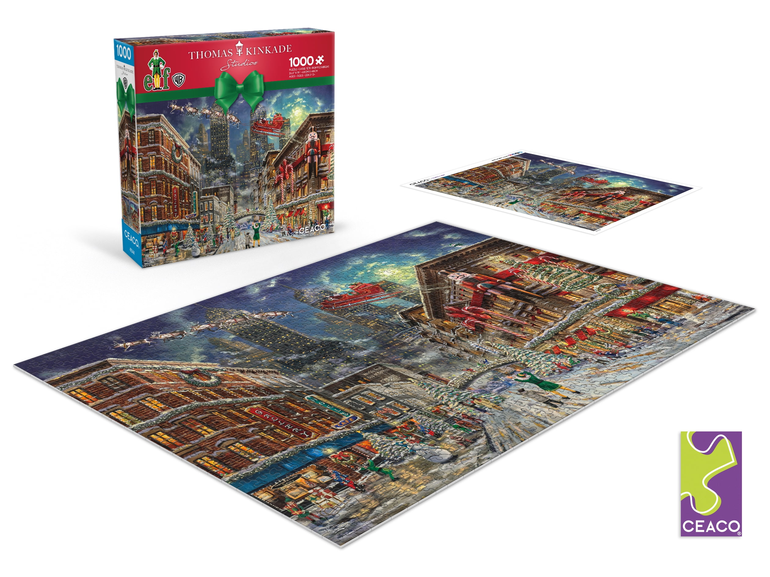 Ceaco 1000 Piece Elf Interlocking Jigsaw Puzzle