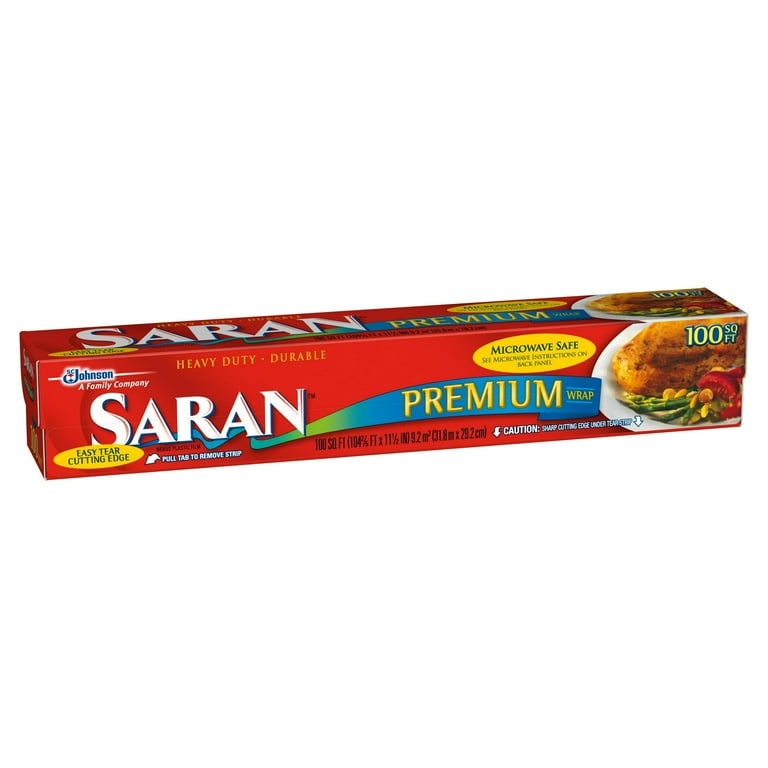 Amazon.com: Saran Premium Plastic Wrap, 100 Sq Ft