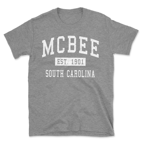 Mcbee South Carolina Classic Established Men's Cotton T-Shirt