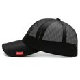 thumbnail image 4 of Summer Hats For Men And Women Mesh Baseball Caps Fashion Embroidered Visor Hat Outdoor Embroidered Letter Sun Protection Hat, 4 of 5