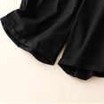 thumbnail image 5 of Spring Savings!GaThRRgYP Womens Pants Clearance,Women's Solid Color Casual High Waisted Oversized Short Pants, 5 of 8
