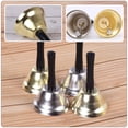 thumbnail image 5 of Extra Loud Hand Call Bell Wooden Handle Metal Handheld Bell Ringing Bell, 5 of 5