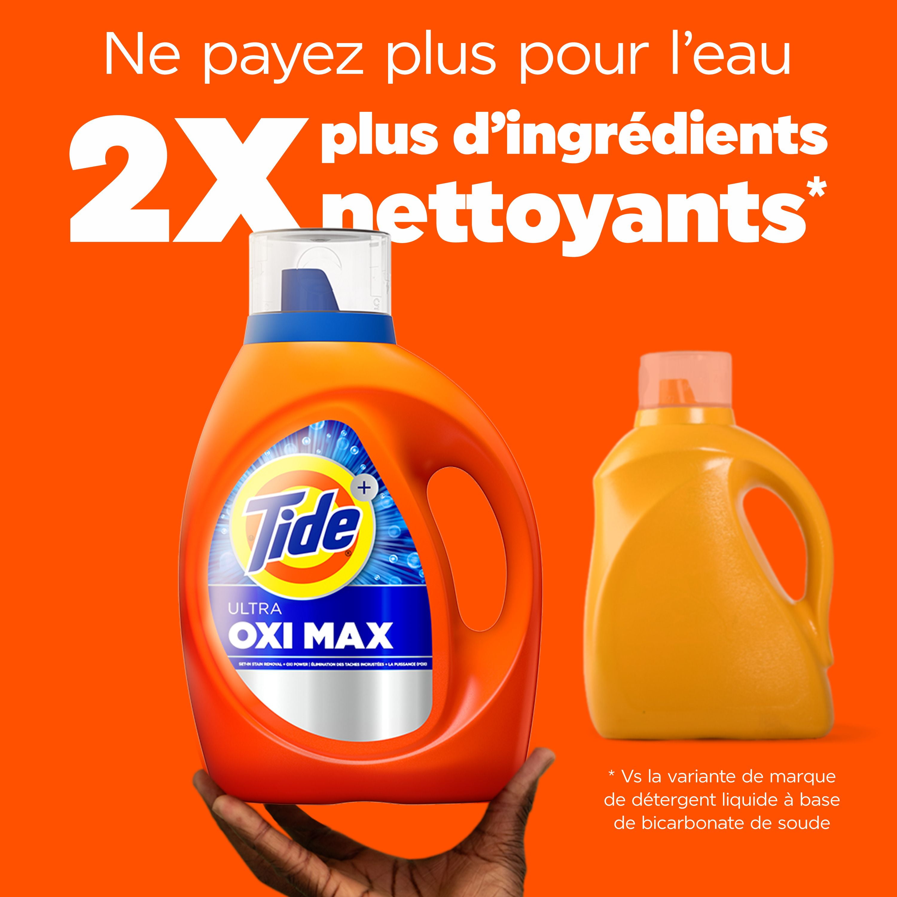 Tide Ultra Oxi Max Liquid Laundry Detergent, 65 Loads