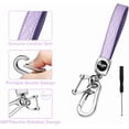 thumbnail image 6 of Key Fob Cover Compatible with Honda Accord Civic Pilot CR-V Passport Insight EX Odyssey 2015-2021 Keychain Case Holder Protector,Purple, 6 of 6