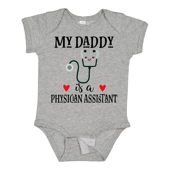 Inktastic Physician Assistant Daddy Baby Boys or Girls Baby Bodysuit