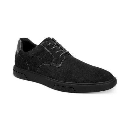 Men's Calvin Klein Gleyber Casual Silky Suede Oxfords Shoes 3 colors B4HP (7M,Black)