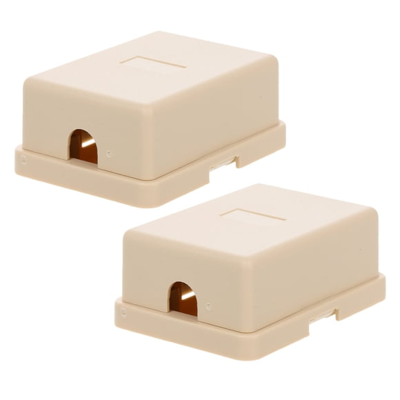 unbranded 2Ud Caja Divisor Beige Para Teléfono Con Conexión Para Fax Módem Y Teléfono Exterior